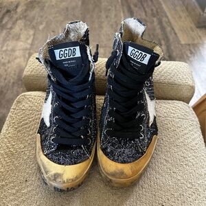 Golden Goose Francy Lace up - side Zip Sneakers